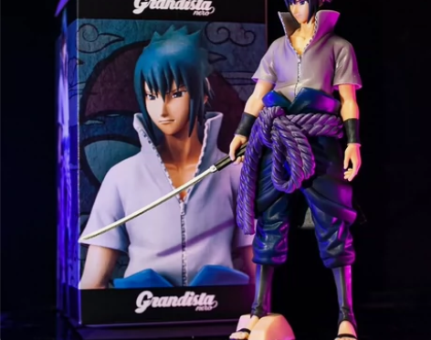 超大二代佐助站姿拿刀手办 还有许多种造型,...