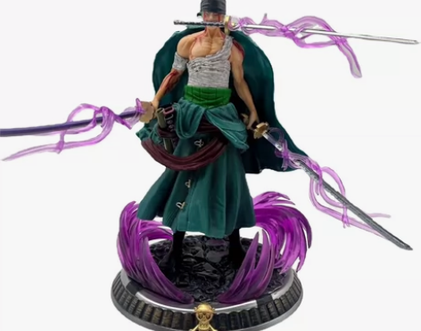 GK 海贼王动漫 小号浴血索隆 三刀流特技...