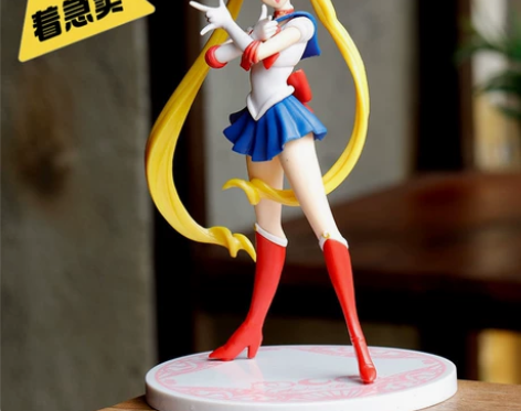 动漫Q版美少女战士水冰月站姿手办月野兔公仔...