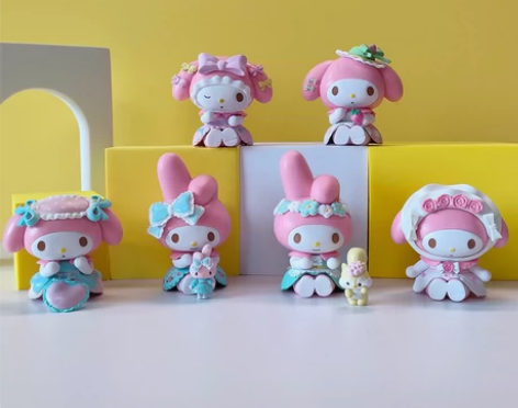 美乐蒂盲袋网红盲盒娃娃玩具女孩桌面小摆件手...