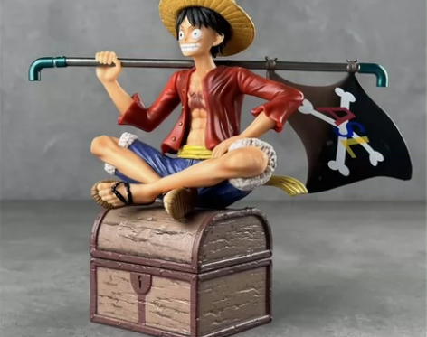 海贼王动漫手办摆件,路飞(双头和手可换)手...