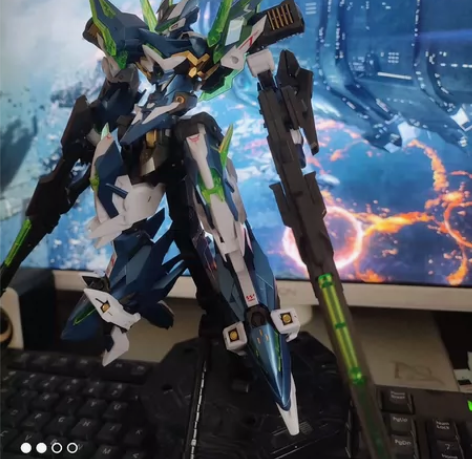 国模原创哮星星云，已拼装上水贴成品实物照，...