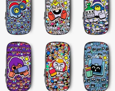 游戏周边荒野乱斗笔袋大容男孩子中小学生铅笔...