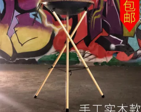 手碟支架 实木handpan支架 手碟鼓专...