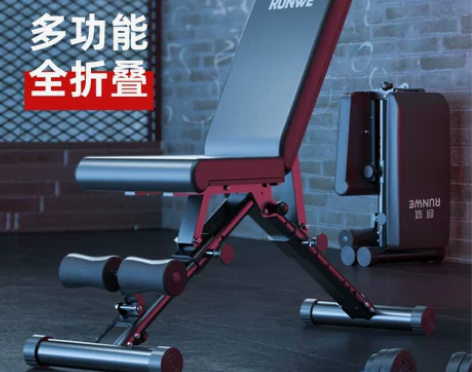 朗威健身椅哑铃凳家用多功能仰卧起坐板腹肌健...