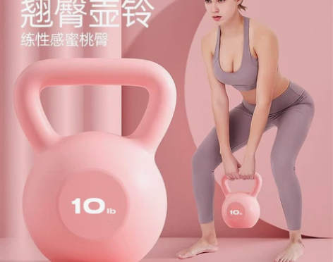 ?朗威壶铃女士健身家用男士哑铃练臀翘臀神器...