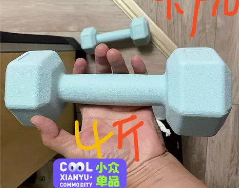 #运动健身器材 【健身房库存】全新哑铃女生...