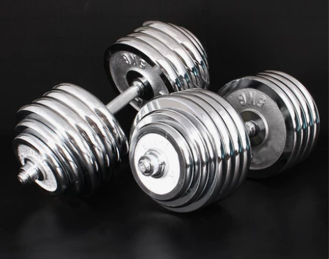 电镀哑铃30 50 100KG男士家用健身...