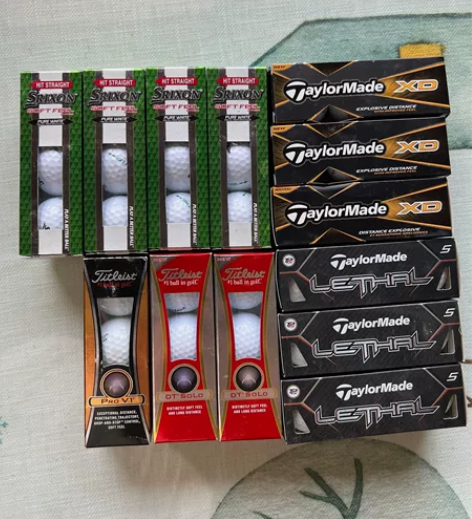 盒装高尔夫球 有双层有多壳，不同品牌不同价格带图询价，成盒出...