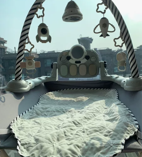 贝易健身架 电池蓝牙升级款-宇航员蒙氏灰?...