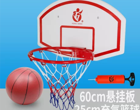 全新户外篮球板室外青少年篮球框挂式篮球架5...