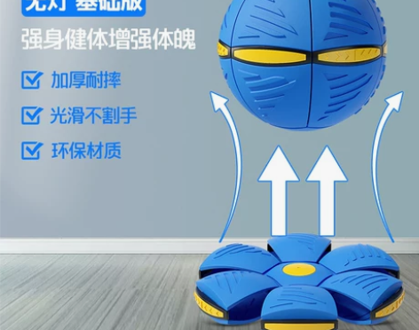 弹力踩踩球魔幻飞碟球脚踩变形球益智儿童弹跳...