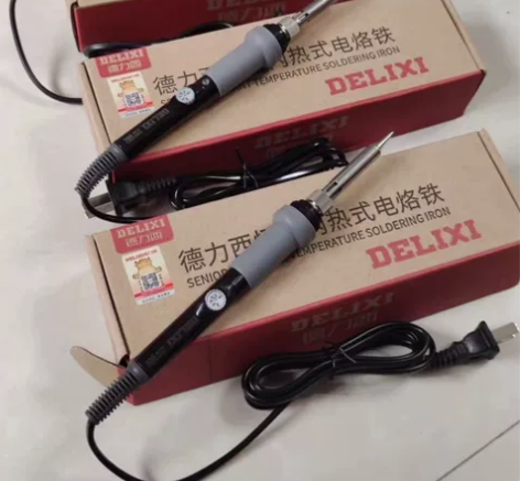 清一批全新德力西电气恒温电烙铁家用维修焊接...