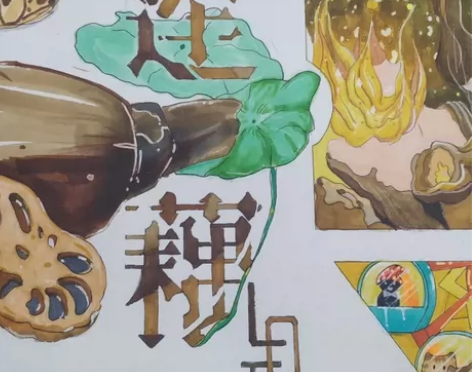 板绘手绘 插画设计包装设计临摹线稿勾线上色...