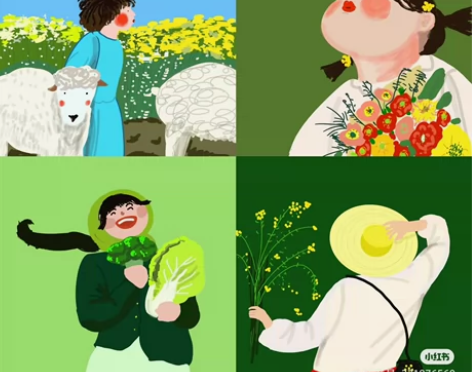 在线接单 抠图 改字 插画  海报 视觉传...