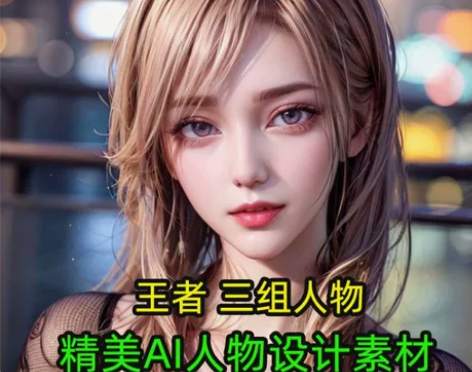 【王者】高清游戏AI人物写实风格设计画集参...