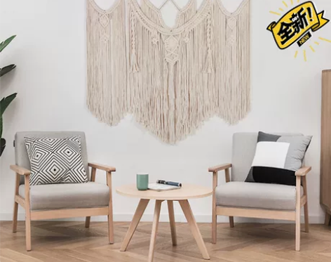 北欧手工编织大挂毯 波西米亚家居壁饰壁毯 ...