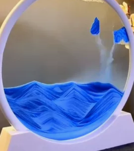 【捡漏】流沙画摆件创意艺术沙漏客厅办公室酒...