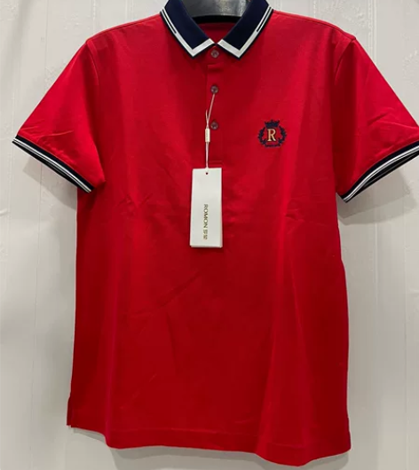 罗蒙男装lmx010翻领短袖Polo衫纯棉...