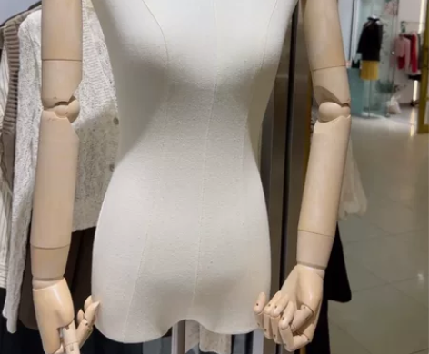 挂钩手韩版平肩小胸模特道具女装全身人体服装...