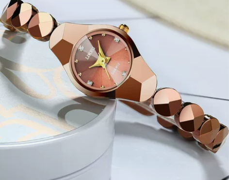 新款钨钢手链表女生简约气质防水手表女款小表...