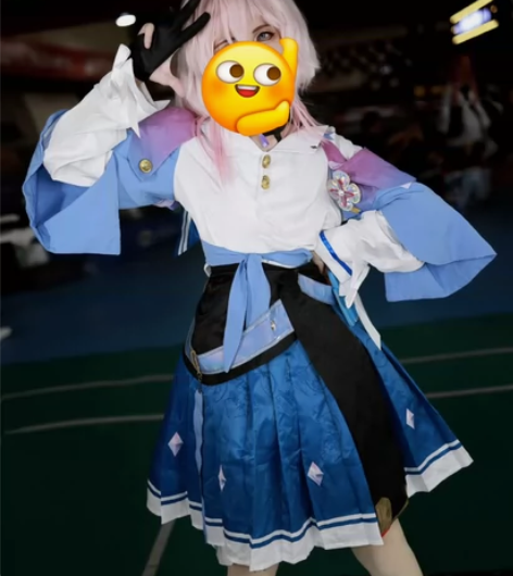 和顺动漫三月七cos大全套，xl 造型假发...