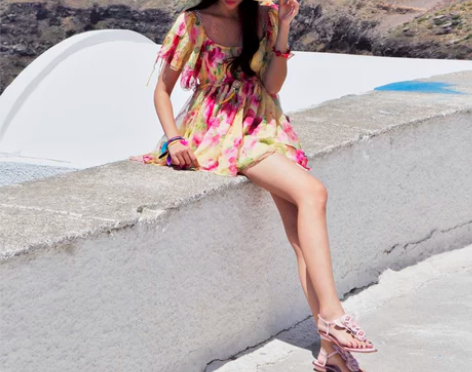 T-Baby田园风2016夏季新品女装 黄...