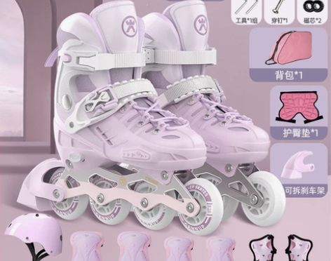 可议价斯威溜冰鞋儿童轮滑鞋女童男童初学者全...