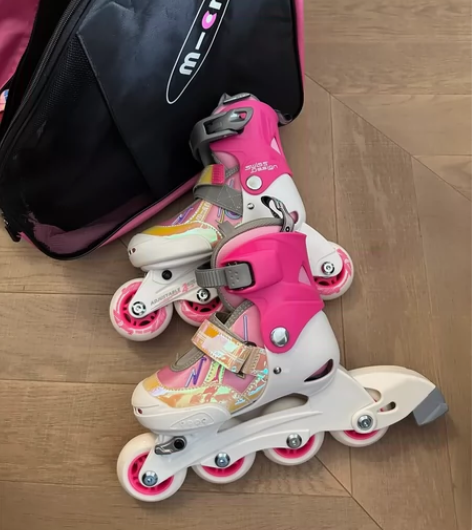 瑞士micro迈古轮滑鞋儿童溜冰鞋女童初学...