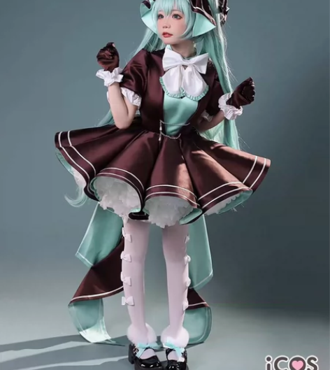 预售，ICOS家初音兔子洋装COS，可定金...