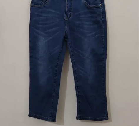 时尚女士七分牛仔裤，b腰围36裤长70特价...