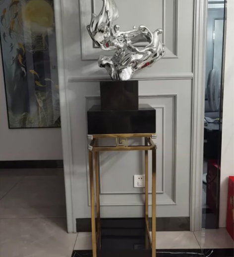 招财水花摆件（77cm）+底座（90cm）...