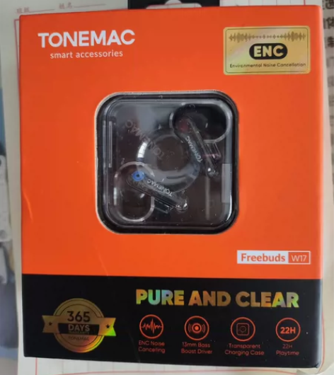 出全新唐麦 w17 蓝牙耳机，无佩戴使用过...