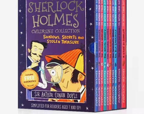 福尔摩斯探案第一部10册侦探推理小学生课外...