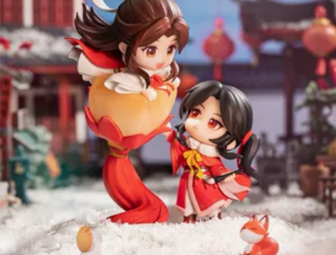 ?天官赐福手办 几乎全新，手办本体无明显瑕...