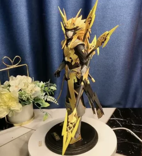 王者荣耀手办，纯手工打造，混合树脂土制作，...