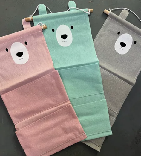 挂袋处理3元一个！布艺收纳挂袋宿舍挂墙式床...