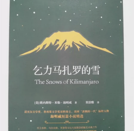 小说  乞力马扎罗的雪 【美】欧内斯特·米...