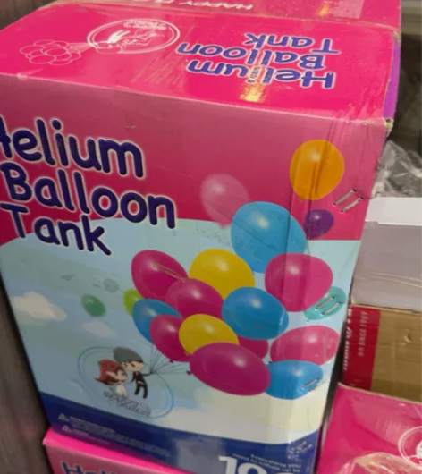 买多了氦气 ，只能自提，22L装，飘空气球...