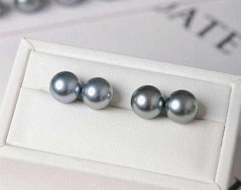 Wing｜初秋雅致铂金灰 18k金大溪地灰...