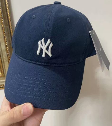 MLB帽子NY洋基队CP77小标藏青色棒球...