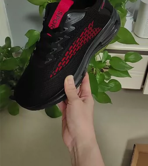 42码鞋子男双层全掌气垫跑步鞋2024夏季...