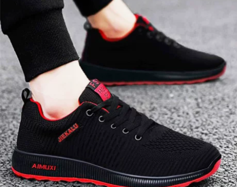 ?2024新款春季男鞋男士运动休闲跑步潮鞋...