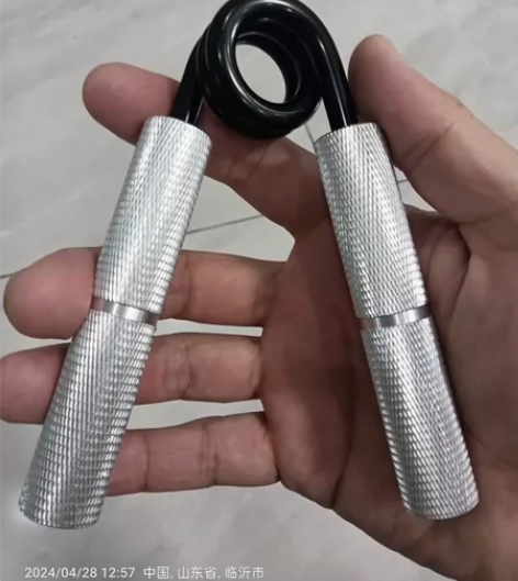 铝合金金属碳钢握力器 铝合金把手 朋友仓库...