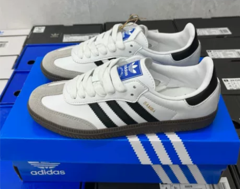 全新AD三叶草 SAMBA 男女复古运动休...