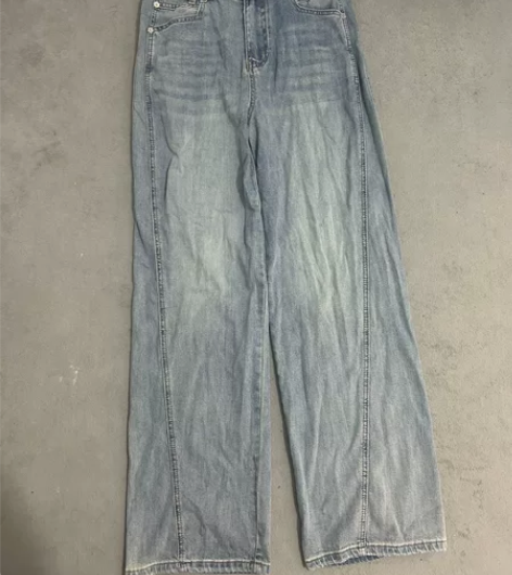 福利夏季薄款超柔阔腿牛仔裤 31码，腰围7...