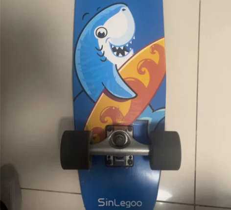 deckwar大鱼板 送防滑贴纸 还能贴几次