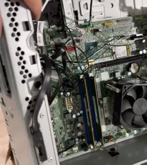 ITX机箱电源，自己的联想扬天m4000e...