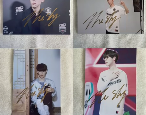 theshy亲笔签名照shy哥签名照 Th...