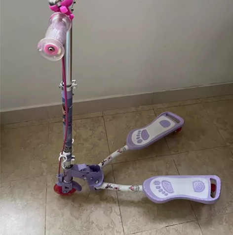 儿童滑板车-双板 九成新，只用过2次，保存...